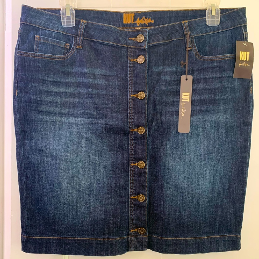 NWT Kut From The Kloth Pencil Skirt Size 14 Petite